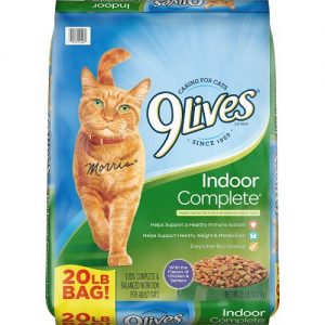 9Lives Indoor Complete Dry Cat Food, 20 Lb