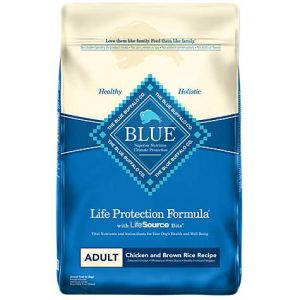 Blue Buffalo Blue Life Protection Formula Adult Chicken & Brown Rice Recipe Dry Dog Food, 30 lbs