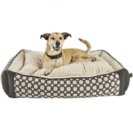Harmony Grey Nester Orthopedic Dog Bed, 40 L x 30 W