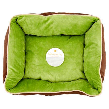 K&H 16x20 Mocha:Green Self-Warming Lounge Sleeper