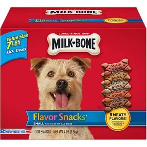 Milk-Bone Flavor Snacks Dog Biscuits for Small/Medium-sized Dogs, 7 lbs.