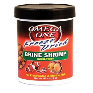 Omega One Freeze Dried Brine Shrimp, .67 oz.
