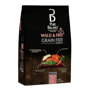 Pure Balance Wild & Free Grain-Free Salmon & Pea Recipe Dry Dog Food, 24 lb