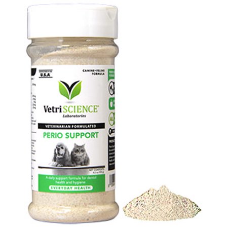 VetriScience Perio Support Dental Health Powder for Dogs and Cats, 5 oz
